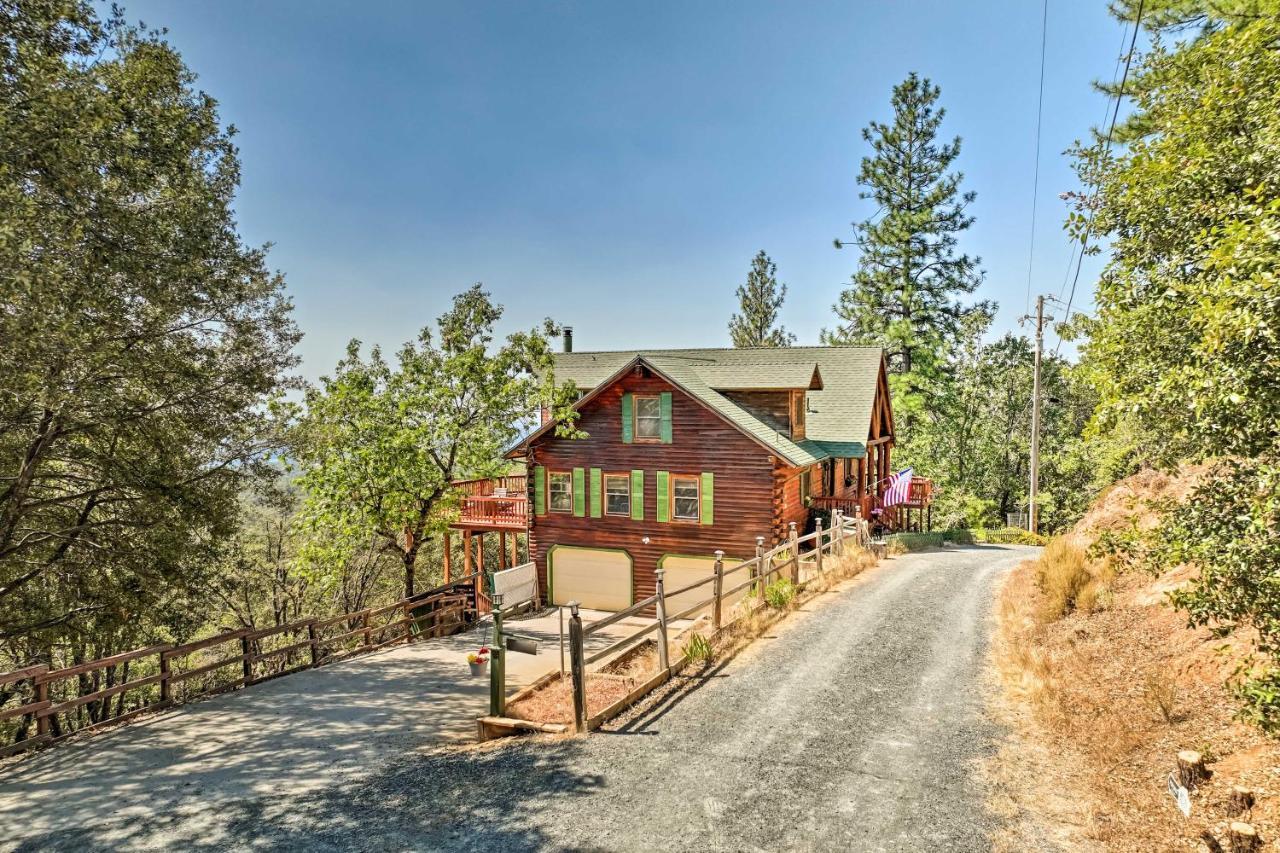 Stunning Log Cabin With Great Views, Firepit, Deck Near Twain Hart Sonora Exteriér fotografie