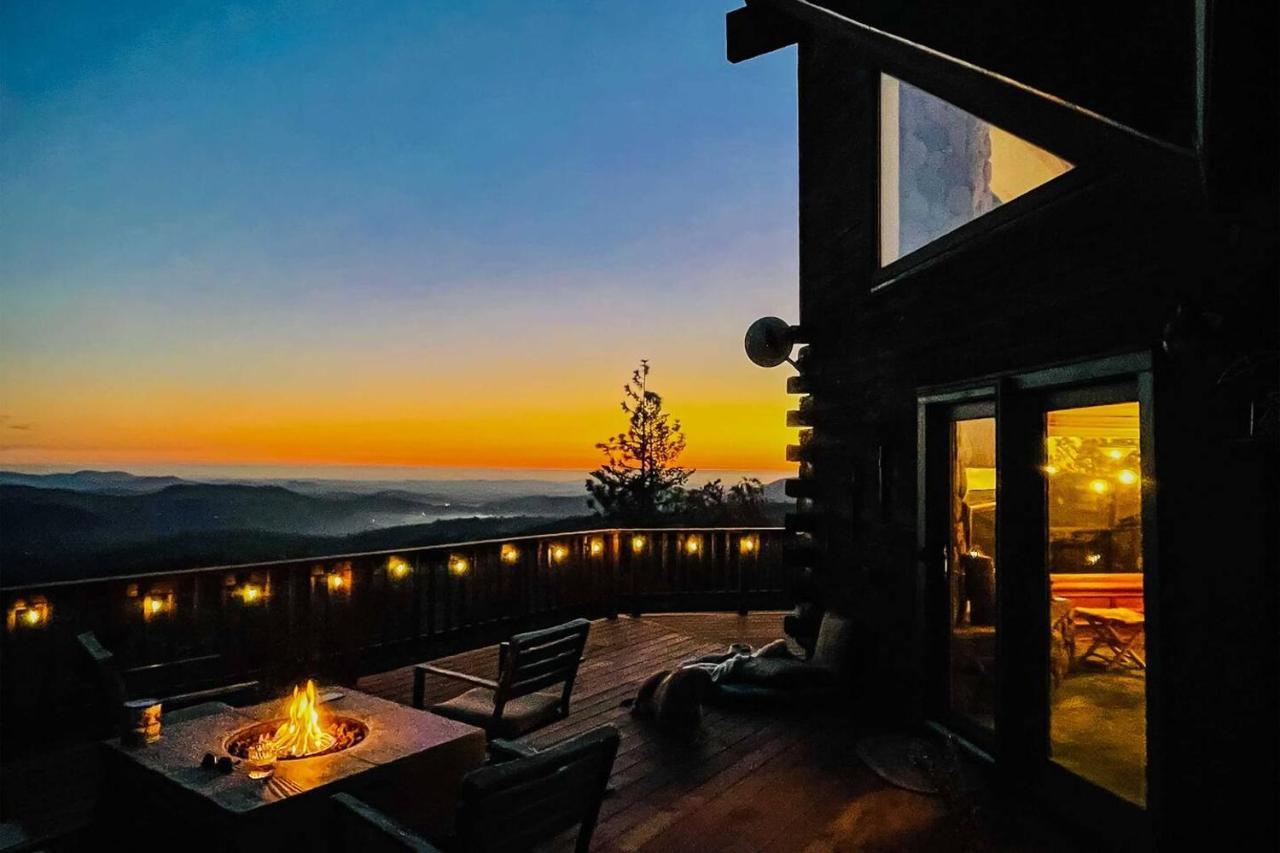Stunning Log Cabin With Great Views, Firepit, Deck Near Twain Hart Sonora Exteriér fotografie