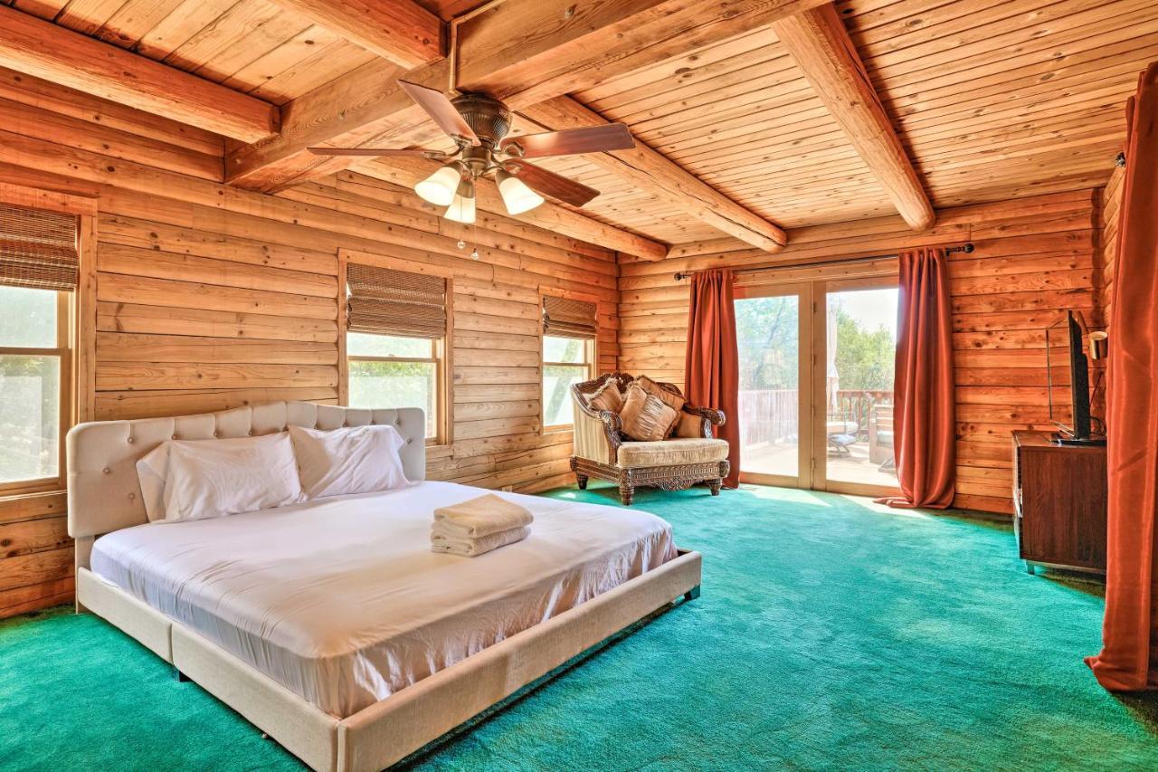 Stunning Log Cabin With Great Views, Firepit, Deck Near Twain Hart Sonora Exteriér fotografie