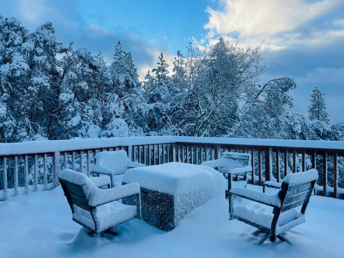 Stunning Log Cabin With Great Views, Firepit, Deck Near Twain Hart Sonora Exteriér fotografie