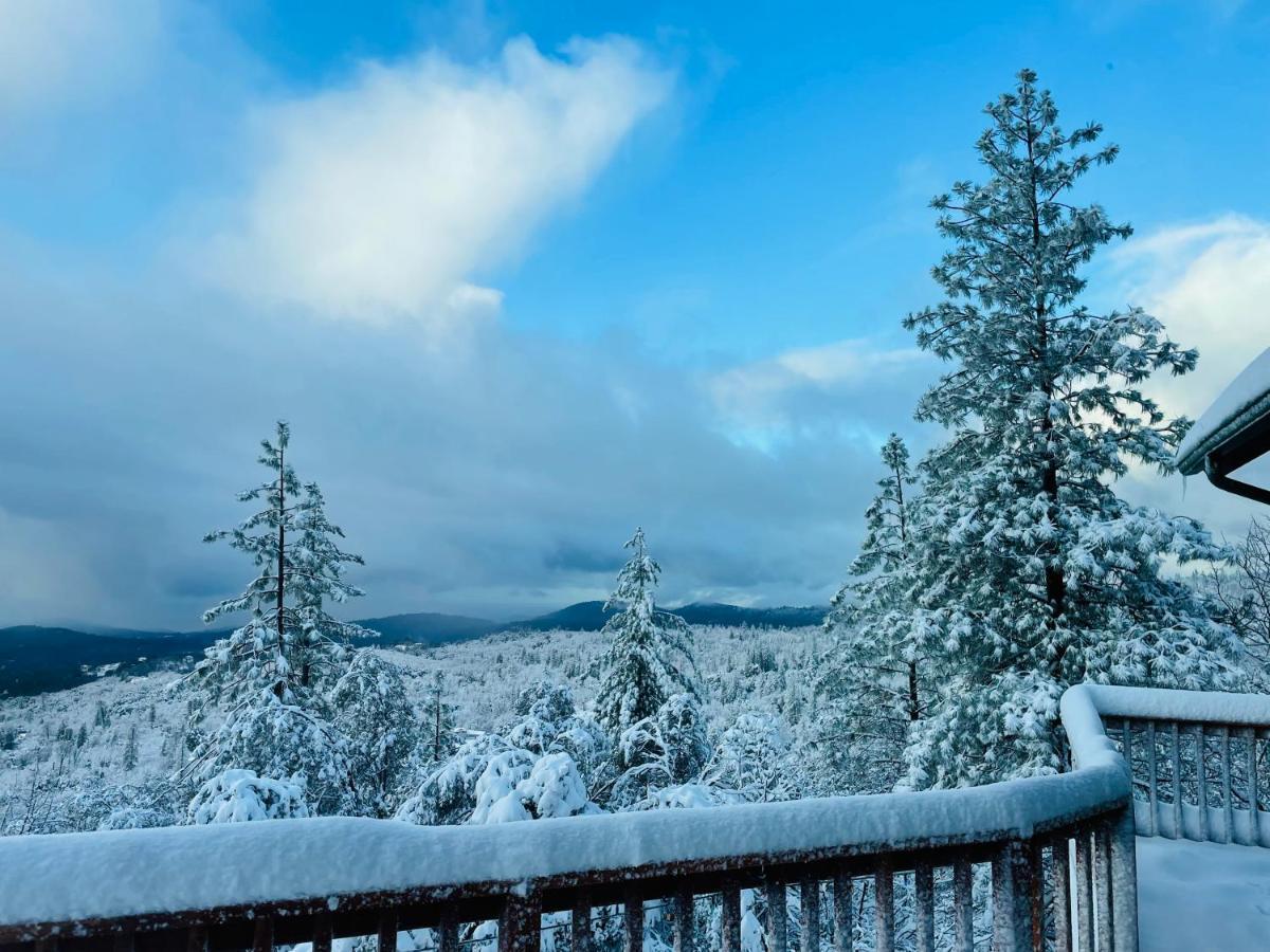 Stunning Log Cabin With Great Views, Firepit, Deck Near Twain Hart Sonora Exteriér fotografie