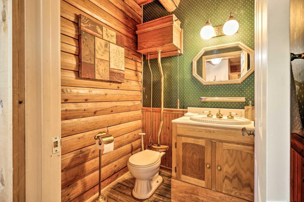 Stunning Log Cabin With Great Views, Firepit, Deck Near Twain Hart Sonora Exteriér fotografie